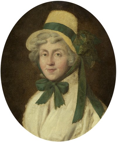 Hannah More portréja, 1800 körül (olaj, kartonpapír) alkotó: British School