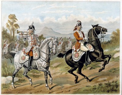 A 17. Light Dragons (New Lancers), Amerikában 1775 - a „” Harper
