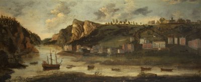 The Hot Wells, Bristol, 1800 körül (olaj, vászon) alkotó: British School