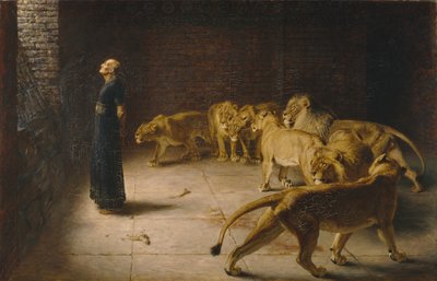 Dániel válasza a királynak alkotó: Briton Riviere