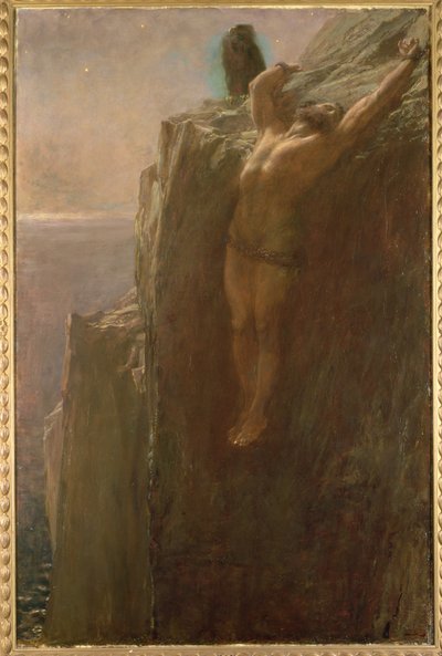 Prométheusz kötve, 1889 alkotó: Briton Riviere