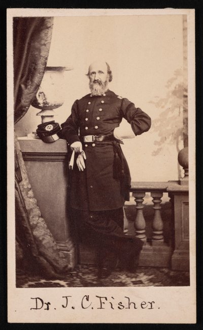Dr. James C. Fisher portréja, 1863. alkotó: Broadbent and Co