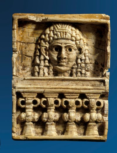 Nőt ábrázoló emléktábla az ablaknál alkotó: Bronze Age