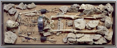 Gazdagan felruházott női sír Molzbach bei Huenfeldből alkotó: Bronze Age