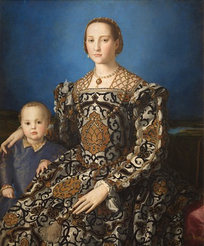 Olasz: Ritratto di Eleonora di Toledo col figlio Giovanni Toledói Eleonóra és fia, Giovanni de