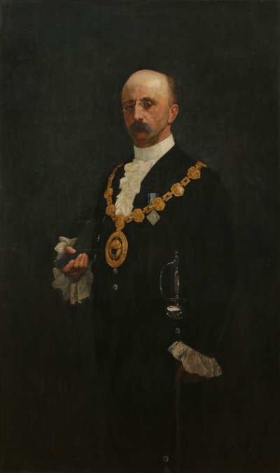 W. J. Bazeley polgármester, 1895-97 körül (olaj, vászon) alkotó: Bror. Kronstrand
