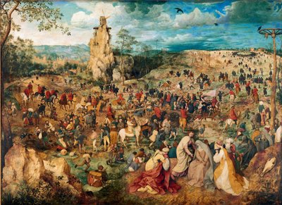 A keresztet vivő Krisztus, 1564 alkotó: Bruegel