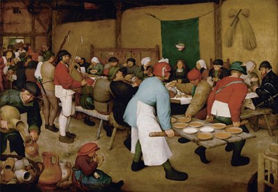 Parasztlakodalom, 1568 körül alkotó: Bruegel