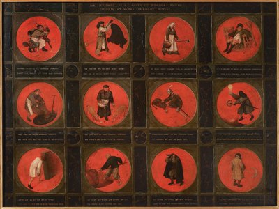 Tizenkét példabeszéd, 1558. alkotó: Bruegel