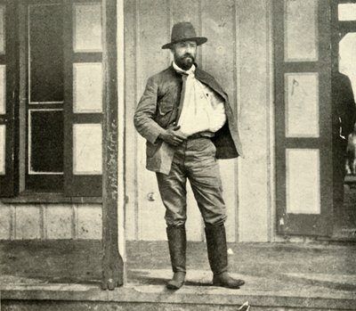 Creelman, közvetlenül azután, hogy leszállt a lóról..., spanyol-amerikai háború, 1898. július 4., 1899. alkotó: Burr McIntosh