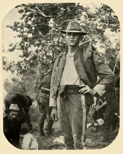 Hadnagy Day, K Troop Rough Riders...spanyol-amerikai háború, 1898. június, 1899. alkotó: Burr McIntosh