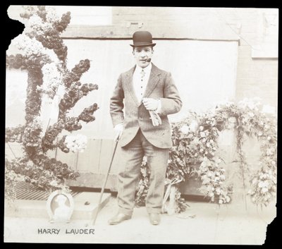 Harry Lauder, 1905 körül (ezüst zselatin nyomat) alkotó: Byron Company