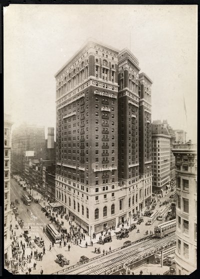 Hotel McAlpin, 34th Street és Broadway, New York, 1912 alkotó: Byron Company