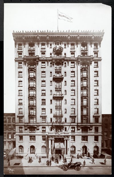 Hotel Woodstock, 127 West 43rd Street, New York, 1907 (ezüst zselatin nyomat) alkotó: Byron Company