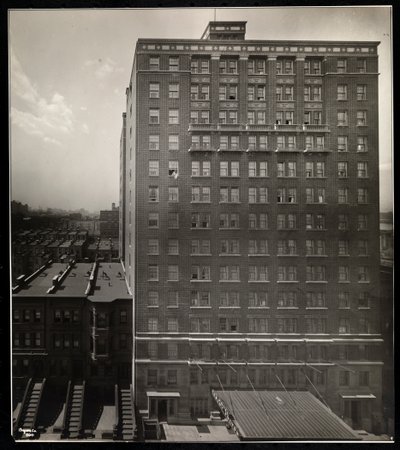 The Hotel Robert Fulton, 228 West 71st Street, New York, 1920 (ezüst zselatin nyomat) alkotó: Byron Company