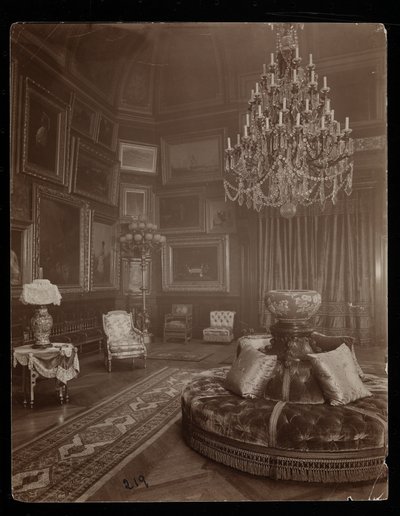 A Mrs. William Astor rezidencia, 5th Avenue und 34th Street, New York, 1894 (ezüst zselatin nyomat) alkotó: Byron Company