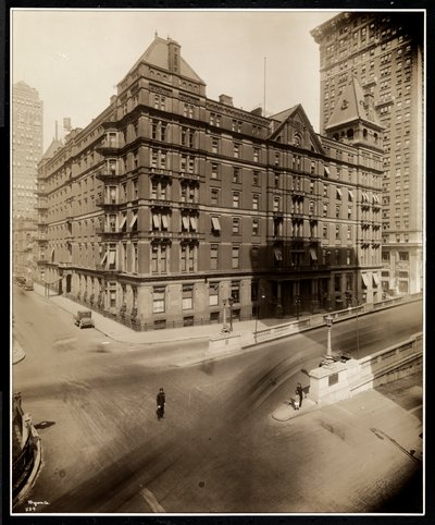 The Murray Hill Hotel, Park Avenue és 40th Street, New York, 1919 (ezüst zselatin nyomat) alkotó: Byron Company