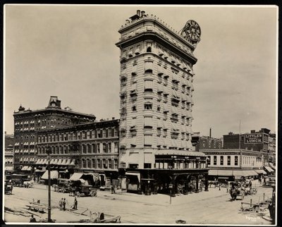 The Pabst Hotel, 42nd Street, Broadway és 7th Avenue, New York, 1919 (ezüst zselatin nyomat) alkotó: Byron Company
