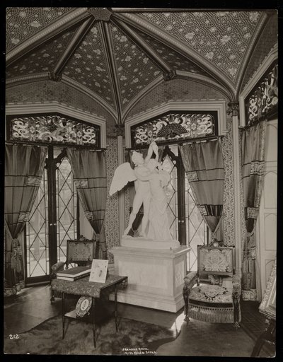 A Helen Gould birtok (a néhai Jay Gould rezidencia) szalonja Tarrytownban, New York, 1893-94 (ezüst zselatinos nyomat) alkotó: Byron Company