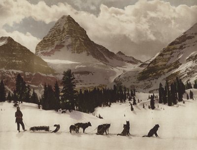 Mount Assiniboine (színes fotó) alkotó: Byron Hill Harmon