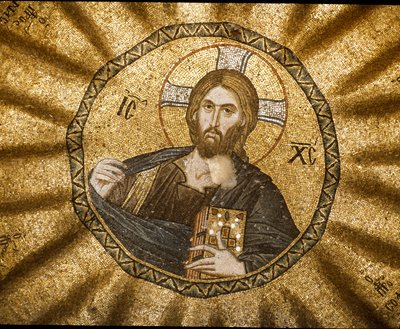 Pantokrátor Krisztus (vagy Krisztus a dicsőségben) (Mózes alkotó: Byzantine
