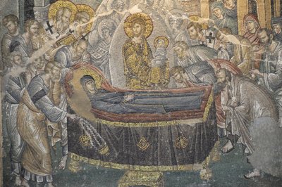 Freskó Szent Megváltó a Chora templomban (Kariye Camii), Isztambul, Törökország alkotó: Byzantine