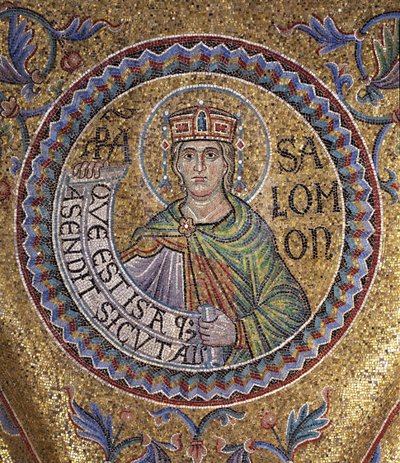 Salamon király belső mozaikrészlet a Szent Márk-bazilikában, 13. század alkotó: Byzantine Byzantine