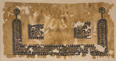 400-as tunika alsó része alkotó: Byzantine PeriodEgyptian