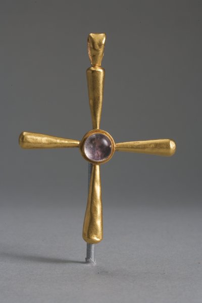Kereszt (arany és ametiszt) alkotó: Byzantine School