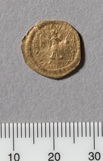 I. Justinianus fél Tremissis, Konstantinápoly, 527-565 (arany) alkotó: Byzantine School