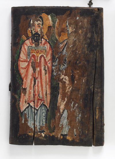 Szent Márk és Szent Lukács, a Washingtoni Kézirat III. jobb oldali borítója (enkausztikus festmény fatáblán) alkotó: Byzantine School