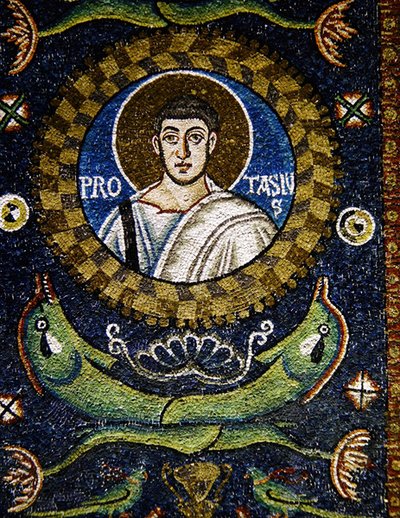 Szent Protasio (mozaik) alkotó: Byzantine School