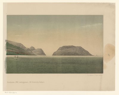 Kilátás Nagy-Aceh partjaira, az első acehi expedíció flottájával a part mellett, negyedik rész The Greater Aceh Road (cím az objektumon) alkotó: C.A. Whitten