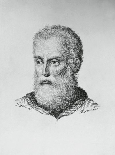 Annibale Caro (1507-1566) olasz író és költő portréja, Ado Fioroni (aktív 1812-1833) metszete Giovanni Battista Gigola (1767-1841) rajza alapján alkotó: J.B. and Brown J. Rowbotham