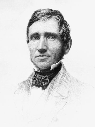 Charles Goodyear (1800-1860), amerikai autodidakta kémikus és feltaláló portréja, aki kifejlesztette a vulkanizált gumit, metszet. alkotó: J.B. and Brown J. Rowbotham