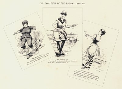 A fürdőruha evolúciója (litho) alkotó: C.J. Taylor