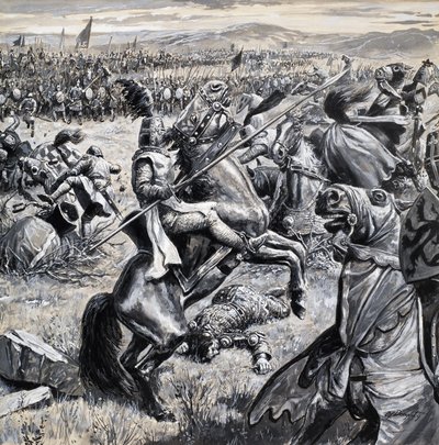 Döntő csaták: Bannockburn-i csata: Bosszú Bruce-ért (Bannockburn-i csata) alkotó: C.L. Doughty