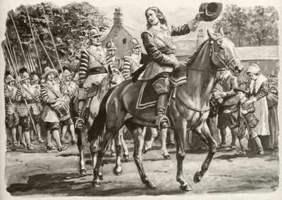 John Hampden (színes litográfia) alkotó: C.L. Doughty