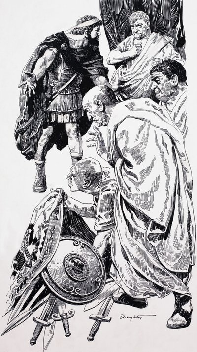 Római szenátorok alkotó: C.L. Doughty
