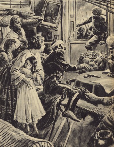 Az indiai lázadás (litográfia) alkotó: C.L. Doughty