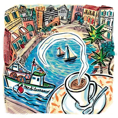 MEDITERRÁN TENGER alkotó: COSTANZA FAVERO