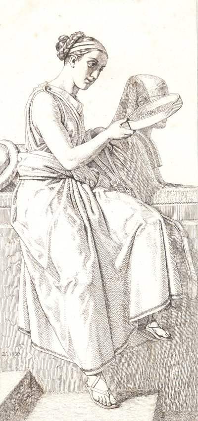 Ok. Allegorikus alak alkotó: Christoffer Wilhelm Eckersberg
