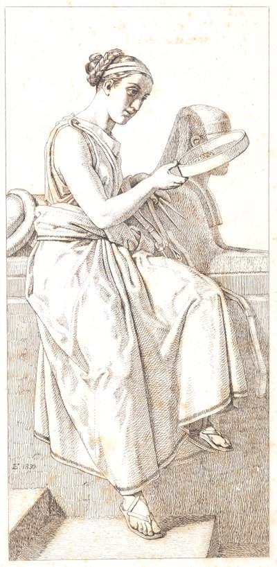 Ok. Allegorikus alak alkotó: Christoffer Wilhelm Eckersberg