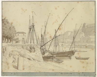 Porta de Ripa Grande, Róm alkotó: Christoffer Wilhelm Eckersberg