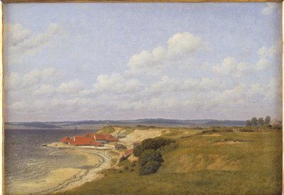 Renbjærg Tileworks a Flensburg Fiordtól alkotó: Christoffer Wilhelm Eckersberg