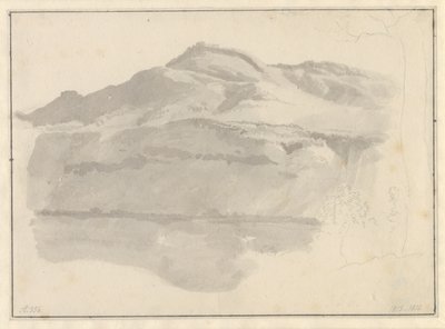 Kilátás az Albano-tóra alkotó: Christoffer Wilhelm Eckersberg