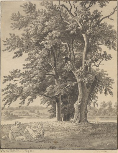 A sziget Valsølille-ben alkotó: Christoffer Wilhelm Eckersberg