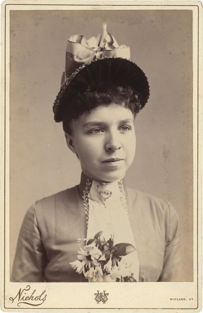 Női portré,1880-1890-es évek (fotó) alkotó: C.W. Nichols