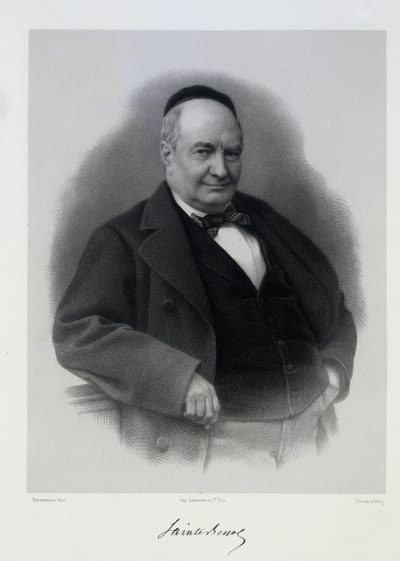 Charles Augustin Sainte-Beuve 1804-1869. alkotó: C. Bornemann