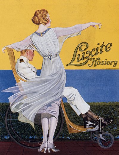 A Luxite Hosiery reklámja, a Vogue magazinból, 1919 alkotó: C. Coles Phillips